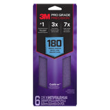 3M SHTR180-PGP-6T Pro Grade Precision 180 Grit 3-2/3" X 9" Sheet Sandpaper 6-Pack