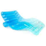 FUNBOY RBWCHAIR-BLU Clear Ombre Blue Giant Inflatable Chaise Lounger Pool Float