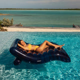 FUNBOY RBWCHAIR-NAVY Clear Navy Blue Giant Inflatable Chaise Lounger Pool Float