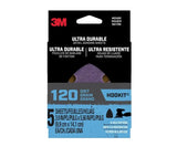 3M MOUSE5PK120 Ultra Durable 120 Grit Hookit Palm Sander 6-Hole Sanding Sandpaper 5-Pack
