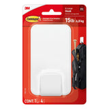 3M Command 17011-ES Heavy Duty White Heavyweight 15 lb. X-Large Utility Hook