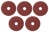 3M 81368 Type-C 381C Aluminum Oxide 4" 24 Grit Fibre Grinding Disc 5-Pack