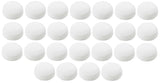 Pro-Dec 12/12-100 White 5/8" (15.9mm) Snap-Cap Screw Head Cover 25-Pack