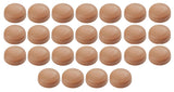 Pro-Dec 12/12-129 Teak 5/8" (15.9mm) Snap-Cap Screw Head Cover 25-Pack