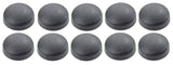 Pro-Dec 8/8-180 Black 1/2" (13.2mm) Snap-Cap Screw Head Cover 10-Pack
