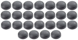 Pro-Dec 8/8-180 Black 1/2" (13.2mm) Snap-Cap Screw Head Cover 25-Pack