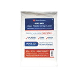 Redtree 50150 Heavy Duty Clear Plastic 1mil Thick X 9' X 12' Drop Cloth