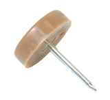 McMaster-Carr 2513T16 Beige Nylon 3/4" Hammer-On Protective Foot Furniture Glide 5-Pack