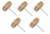 McMaster-Carr 2513T16 Beige Nylon 3/4" Hammer-On Protective Foot Furniture Glide 5-Pack