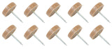 McMaster-Carr 2513T16 Beige Nylon 3/4" Hammer-On Protective Foot Furniture Glide 10-Pack