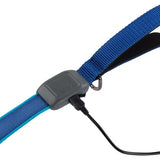 Nite Ize NDLR-03-R3 NiteDog Rechargeable Blue LED 48" Fully Illuminated Dog Leash