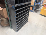 Durham 363-95 Vintage Metal 72 Opening Open Compartment Pigeonhole Parts Organizer Storage Bin