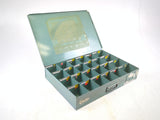 Durham 102PC227-95 Vintage Metal 24 Compartment Storage Bin Cabinet Tray Parts Organizer CURTIS Noll