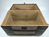 Vintage Large 22" H X 28" W X 16-1/2" D Dome Top Pirate Booty Treasure Chest