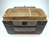 Vintage Large 22" H X 28" W X 16-1/2" D Dome Top Pirate Booty Treasure Chest