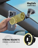 Scosche SMS2WD2-SP MagicMount Window or Dash MagSafe Magnetic Phone Mount with MagicRing Adapter