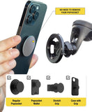 Scosche SMS2WD2-SP MagicMount Window or Dash MagSafe Magnetic Phone Mount with MagicRing Adapter