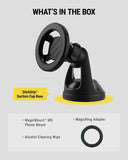 Scosche SMS2WD2-SP MagicMount Window or Dash MagSafe Magnetic Phone Mount with MagicRing Adapter