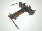 Vintage Heavy Duty Steel Round Item 3-Way Bearing or Wheel Vice