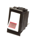 Carling LTILA51-6S-WH-RC-NBL/12V SPST On-Off Red Illuminated 12V Tippette Rocker Switch Lot of 6