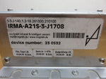IRIS IRMA-A21S-3-J1708 Infrared Motion Analyzer Automatic Passenger Counter