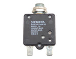 Siemens W58-XB1A4A-30 W58 Series 250VAC 50VDC 30A 1-Pole Panel Mount Push-to-Reset Thermal Circuit Breaker