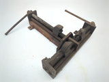 Vintage Heavy Duty Steel Round Item 3-Way Bearing or Wheel Vice