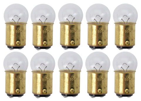 Wagner 68 T68 G-6 G6 12V BA15d Double Contact Miniature Bayonet Base Light Bulb Lot of 10