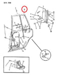 Mopar 4365125 V7136T Genuine OEM Dodge Aries Chrysler LeBaron LEFT Rear Door Fixed Stationery Tinted Window