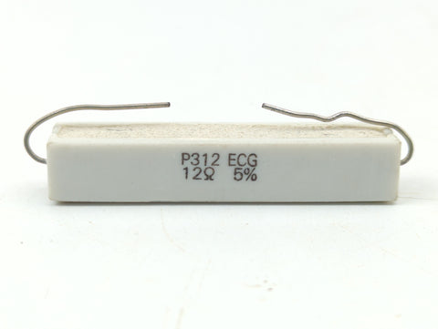 Philips ECG Y012W 12 Ohms 5% Tolerance 25 W Ceramic Cement Flameproof Resistor