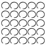 Meritor 1718B158 Rockwell Engine Air Brake Shoe Snap Ring 1718B158RI Lot of 25