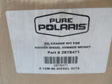 Polaris 2878471 Genuine OEM Ranger Crew 900 15W-40 Summer Diesel Oil Change Kit