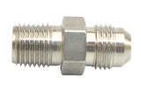 Parker 6 FTX-SS Triple-Lok Stainless Steel 3/8" Male JIC 37° Flare X 1/4" Male NPTF Straight Connector Tube Fitting