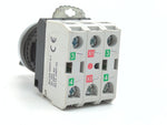 Baco L21MA03-3E10 = 33E10 + L21MA03 3P 1NO 22mm Black Handle Selector Switch