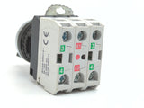 Baco L21MA03-3E10 = 33E10 + L21MA03 3P 1NO 22mm Black Handle Selector Switch