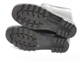 St John's Bay SJB Winthrop 100-1142 Black Size 9M Waterproof Block Heel Rain Boots