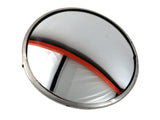 Mirror Lite School Bus 8.5” Round Steel Silver Housing Medium Convex Mirror Head