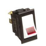 Carling LTILA51-6S-WH-RC-NBL/12V SPST On-Off Red Illuminated 12V Tippette Rocker Switch Lot of 6
