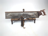 Millers Falls Antique Vintage 1912 Langdon ACME Miter / Mitre Saw and Box