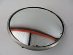 Mirror Lite School Bus 8.5” Round Steel Silver Housing Medium Convex Mirror Head