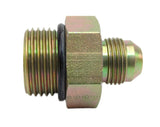 Brennan 6400-08-12-O 1/2" Male JIC 37° Flare X 3/4" Male O-Ring Boss Straight Adapter