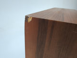Vintage Modern 12" X 13-1/2" X 4-1/2" Teak Bookshelf or Wall Speakers