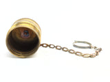 Parker 6109-16 Brass Quick Coupling Coupler Protective Dust Cap with Steel Chain