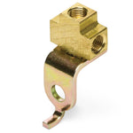 Eaton Weatherhead 7812 Brass Inverted Flare 3/8" Brake Line Tee Fitting with Mounting Bracket