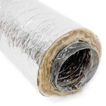 MSI Marine Systems HCID-4 Hart & Cooley F214 4" X 25' Silver Jacket R-4.2 Flexible Insulated Air Duct Hose