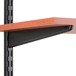 Rubbermaid FG4C0402BLA Twin Track 9" Custom Closet Track System Shelf Bracket