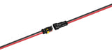 Nilight 50020R Waterproof 2-Pin 2-Way 16AWG 1.5mm Wire Terminal Connector
