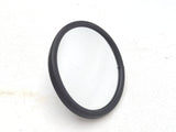 Rosco 355D Black Bezel 6" Round Convex Glass Security Mirror with Bracket 24435200