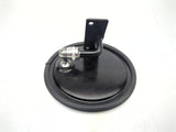Rosco 355D Black Bezel 6" Round Convex Glass Security Mirror with Bracket 24435200