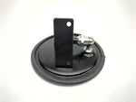 Rosco 355D Black Bezel 6" Round Convex Glass Security Mirror with Bracket 24435200